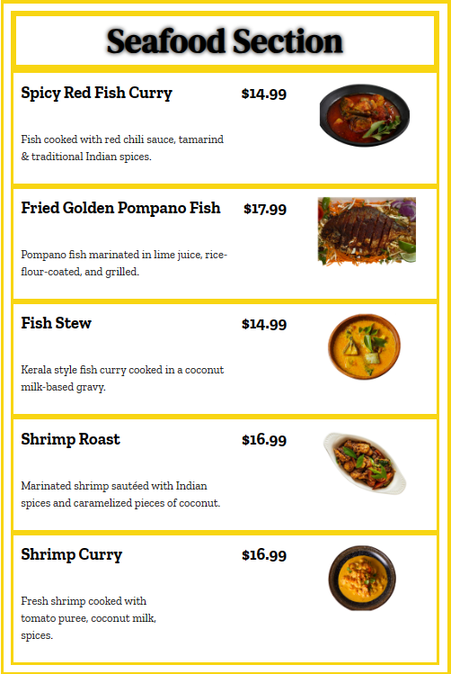 Seafood Section